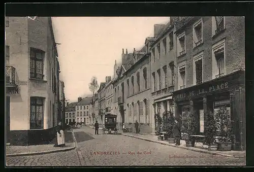 AK Landrecies, Rue du Cerf