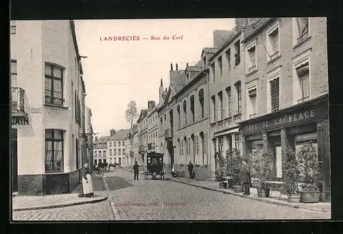 AK Landrecies, Rue du Cerf