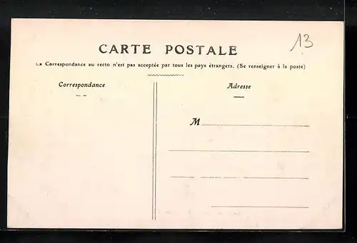 AK Landrecies, Rue du Cerf