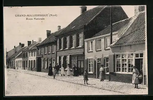 AK Grand-Millebrugge, Route Nationale