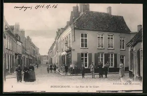 AK Hondschoote, La Rue de la Cour