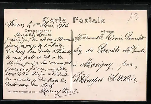 AK Hondschoote, La Rue de la Cour