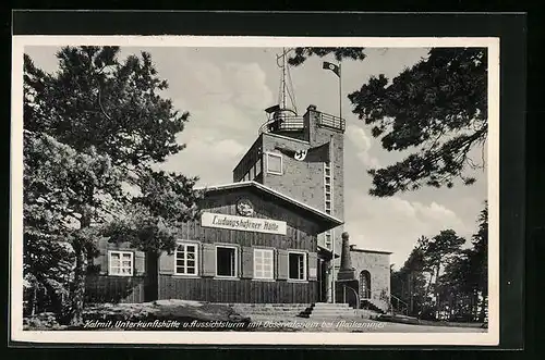 AK Maikammer, Unterkunftshütte und Aussichtsturm mit Observatorium auf dem Kalmit