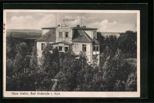 AK Bad Suderode i. Harz, Hotel Haus Walter