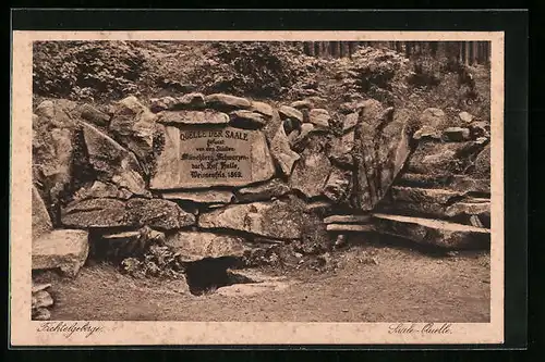 AK Zell /OBFR., Queller der Saale