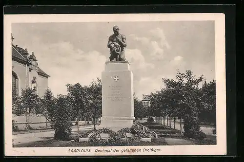 AK Saarlouis, Denkmal der gefallenen Dreissigere