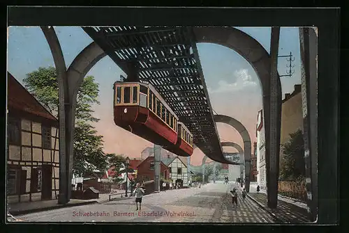 AK Barmen, Schwebebahn Barmen-Elberfeld-Vohwinkel