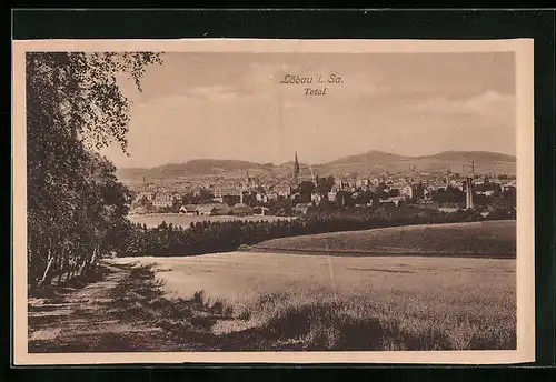 AK Löbau /Sa., Totalansicht