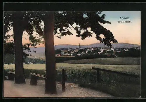 AK Löbau /Sa., Totalansicht