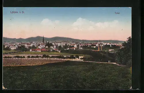 AK Löbau /Sa., Totalansicht