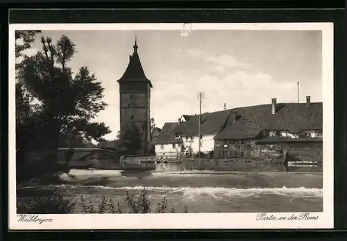 AK Waiblingen, Partie an der Rems