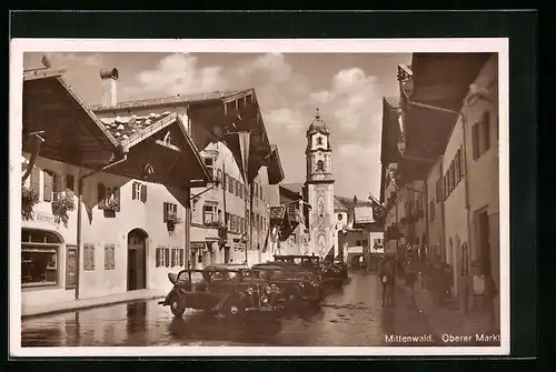 AK Mittenwald, Oberer Markt