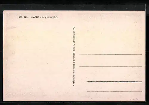 AK Erfurt, Partie am Dämmchen