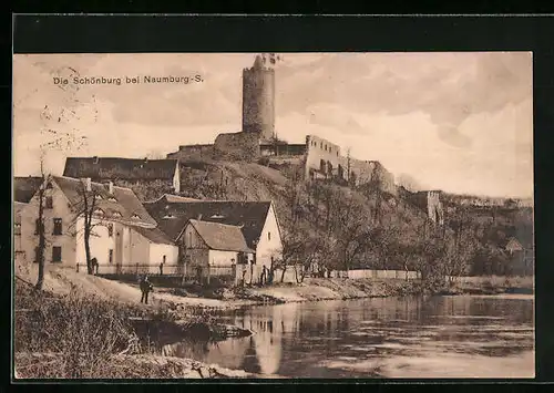 AK Naumburg, Flusspartie mit der Schönburg