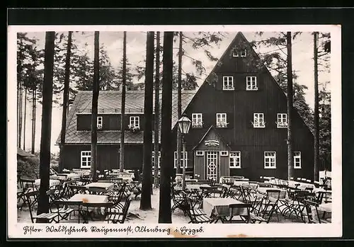 AK Altenberg / Erzgeb., Gasthaus Waldschänke Altes Raupennest