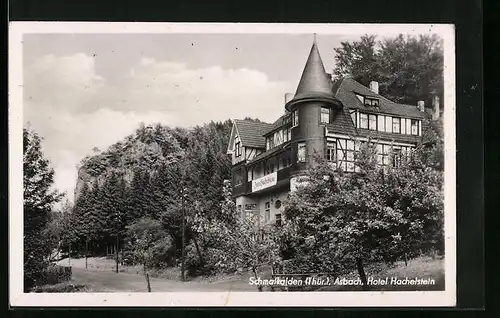 AK Schmalkalden /Thür., Hotel Hachelstein, Asbach