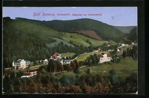 AK Bad Reinerz, Teilansicht, Schmelzetal