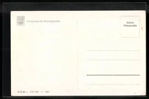 AK Oberhof i. Thür., Ferienheim Glückauf2, Speisesaal