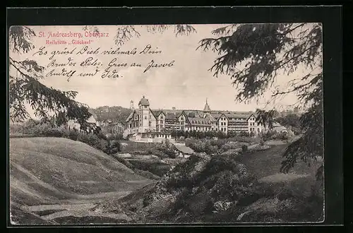 AK St. Andreasberg /Harz, Heilstätte Glückauf