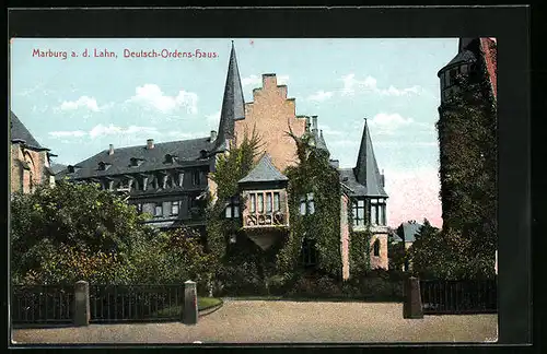 AK Marburg /Lahn, Deutsch-Ordens-Haus