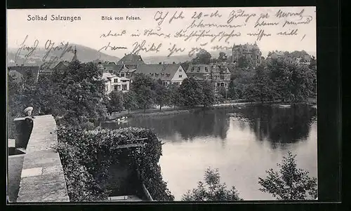 AK Salzungen, Blick vom Felsen