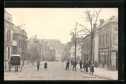 AK Avesnes, Rue de Mons