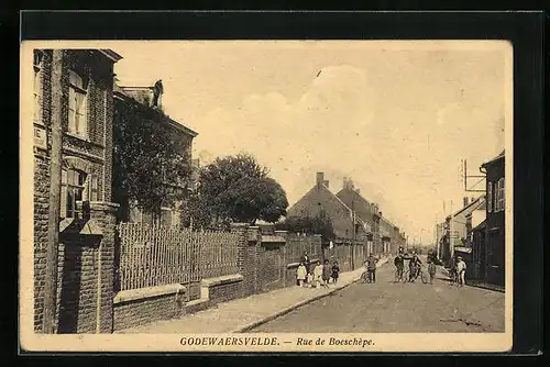 AK Godewaersvelde, Rue de Boeschèpe