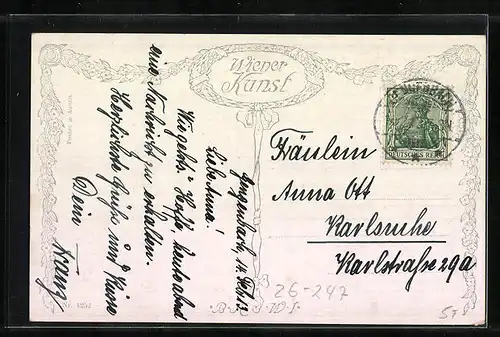 Künstler-AK Otto Herschel: Genesung