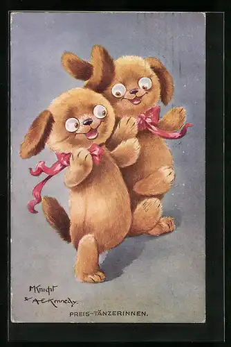 Künstler-AK A. E. Kennedy: Preis-Tänzerinnen.