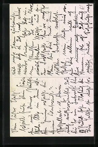 Künstler-AK Hans Leu: Augensprache