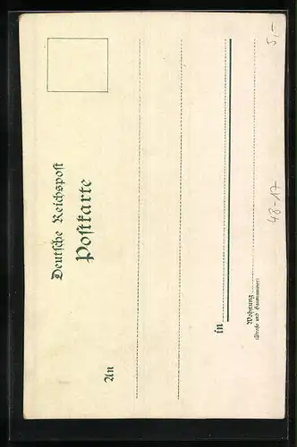 AK Herr mit Zylinder und Zwicker