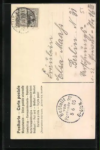 AK Vermählung von Kronprinz Wilhelm von Preussen