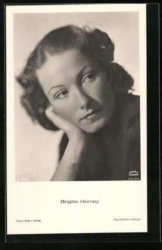 AK Schauspielerin Brigitte Horney mit gewelltem Haar