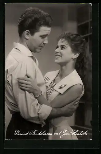 AK Schauspieler Gertrud Kückelmann und Jan Hendricks in Spielbank-Affäre