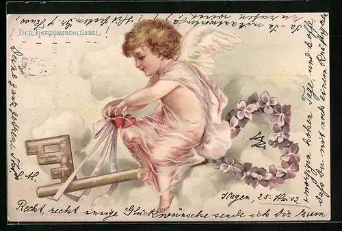 AK Amor sitzt auf Schlüssel zum Herzen