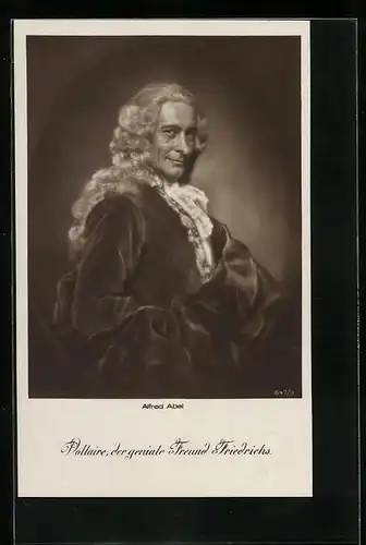 AK Schauspieler Alfred Abel als Voltaire