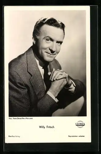 AK Schauspieler Willy Fritsch in dem Film Damenwahl