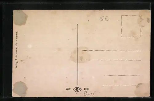AK Wiener Neustadt, Ortsansicht mit Reckturm