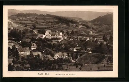 AK Suhl / Thür., Lauterschule mit Oberland