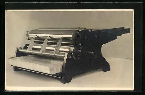 Foto-AK Ansicht von einer Maschine, Technik