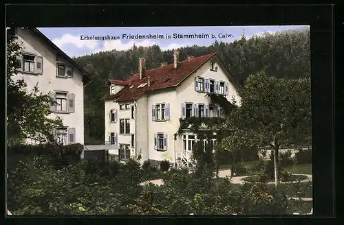 AK Stammheim b. Calw, Erholungshaus Friedensheim