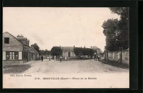 AK Irreville, Place de la Mairie