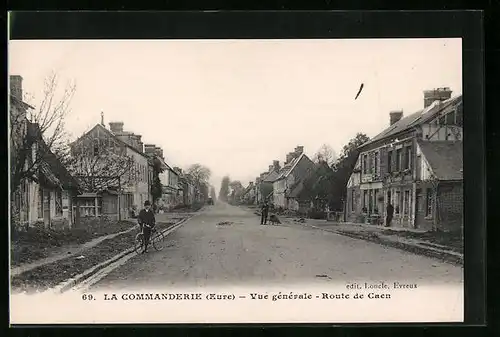 AK La Commanderie, Vue générale, Route de Caen