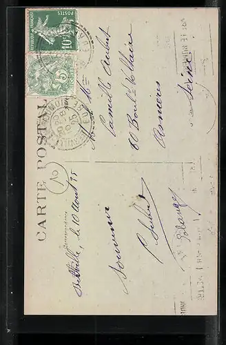 AK Berville-en-Roumois, La Mairie