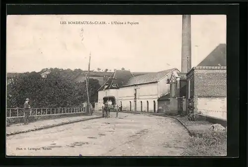 AK Les Bordeaux-St-Clair, L`Usine à Papiers