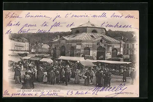 AK Le Grand-Andely, Le Marché