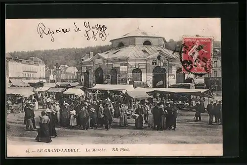 AK Le Grand-Andely, Le Marché