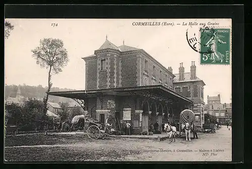 AK Cormeilles, La Halle aux Grains
