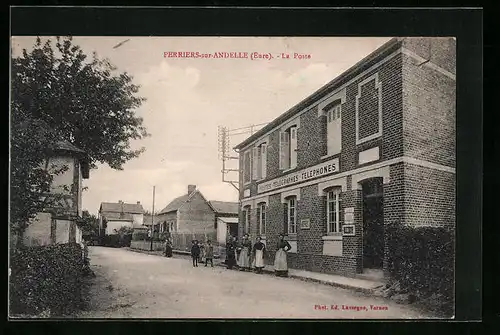 AK Perriers-sur-Andelle, La Poste