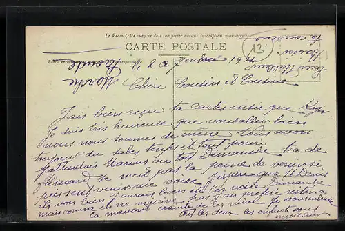 AK Perriers-sur-Andelle, La Poste